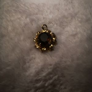 Smokey gemstone pendant